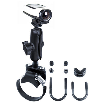 RAM-B-231Z-2-GA63U:RAM-B-231Z-2-GA63U_1:RAM ATV/UTV Rail Mount with Garmin VIRB™ Camera Adapter