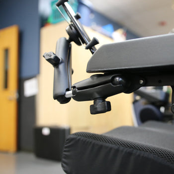 RAM-B-238-WCT-2-UN7:RAM-B-238-WCT-2-UN7_4:RAM X-Grip Phone Mount for Wheelchair Armrests 