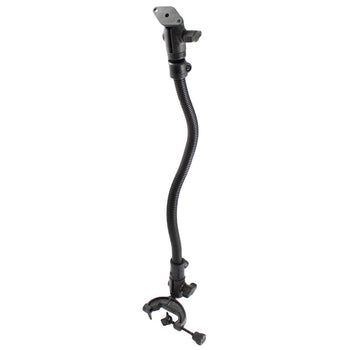 RAM-B-316-121B-238U:RAM-B-316-121B-238U_1:RAM Pod™ I Clamp Mount with 18" Aluminum Rod and Diamond Plate