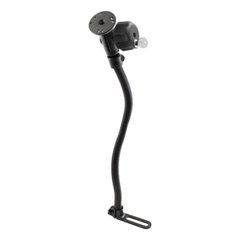 RAM-B-316-1L-202U:RAM-B-316-1L-202U_1:RAM Pod™ I Locking Vehicle Mount with 18" Rod and Round Plate