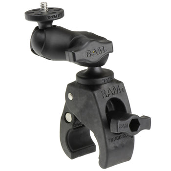 RAM-B-400-A-366U:RAM-B-400-A-366U_1:RAM Tough-Claw™ Small Clamp Mount with 1/4"-20 Action Camera Adapter