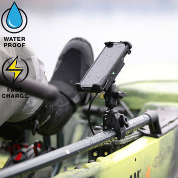 RAM-B-400-A-UN14W-V7M-1:RAM-B-400-A-UN14W-V7M-1_7:RAM Quick-Grip™ 15W Waterproof Wireless Charging Mount with Tough-Claw™