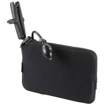 RAM-B-407-201-C-PUMPU:RAM-B-407-201-C-PUMPU_1:RAM Tough-Wedge™ Mount with Double Socket Arm & Expansion Pouch