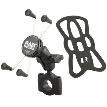 RAM-B-408-112-15-A-UN10:RAM-B-408-112-15-A-UN10_2:RAM X-Grip Large Phone Mount with Torque™ Large Rail Base - Short Arm