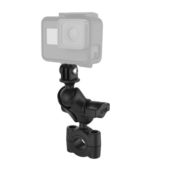 RAM-B-408-75-1-A-GOP1U:RAM-B-408-75-1-A-GOP1U_1:RAM Torque™ Medium Rail Base with Universal Action Camera Adapter