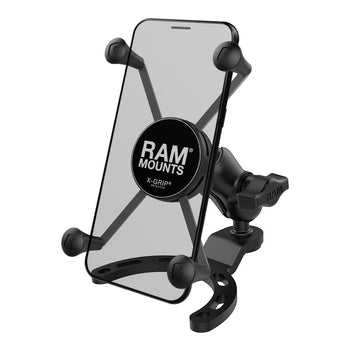 RAM-B-410-A-UN10BU:RAM-B-410-A-UN10BU_1:RAM X-Grip Large Phone Mount with Small Gas Tank Base