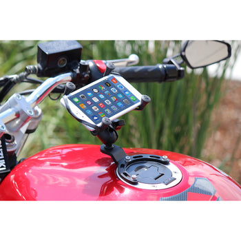 RAM-B-410-A-UN10BU:RAM-B-410-A-UN10BU_3:RAM X-Grip Large Phone Mount with Small Gas Tank Base