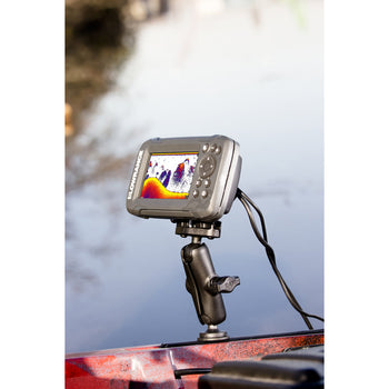 RAM-B-LO12-354-TRA1:RAM-B-LO12-354-TRA1_5:RAM Track Ball™ Double Ball Mount for Lowrance Hook² & Reveal Series