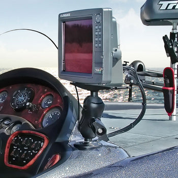 RAM-D-111U-C:RAM-D-111U-C_6:RAM Large Marine Electronics Mount - D Size Short