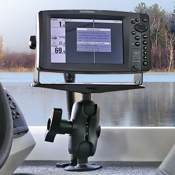 RAM-D-111U-C:RAM-D-111U-C_7:RAM Large Marine Electronics Mount - D Size Short