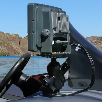 RAM-D-111U-C:RAM-D-111U-C_8:RAM Large Marine Electronics Mount - D Size Short
