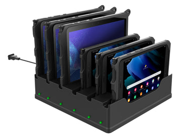 RAM-DOCK-6G8PU:RAM-DOCK-6G8PU_1:RAM 6-Port Dock for Samsung Tab Active4 Pro & Tab Active3