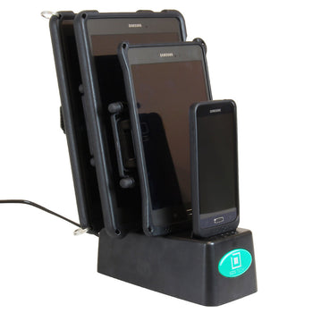 RAM-GDS-DOCK-4G1PU:RAM-GDS-DOCK-4G1PU_4:GDS 4-Port Desktop Charger for IntelliSkin Products