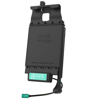 RAM-GDS-DOCKL-V2-SAM40C-AUD1U:RAM-GDS-DOCKL-V2-SAM40C-AUD1U_1:GDS Vehicle Dock with Audio Cable for Samsung Tab A 8.0 (2018) SM-T387