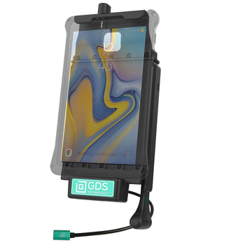 RAM-GDS-DOCKL-V2-SAM40C-AUD1U:RAM-GDS-DOCKL-V2-SAM40C-AUD1U_2:GDS Vehicle Dock with Audio Cable for Samsung Tab A 8.0 (2018) SM-T387