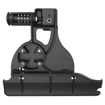 RAM-HOL-AP15CLU:RAM-HOL-AP15CLU_4:RAM EZ-Roll'r™ Combo Locking Holder for iPad 6th Gen, Air 2 + More