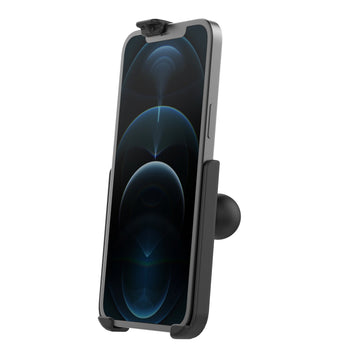RAM-HOL-AP35BU:RAM-HOL-AP35BU_1:RAM Form-Fit Cradle for Apple iPhone 12 & 13 Pro Max with Ball