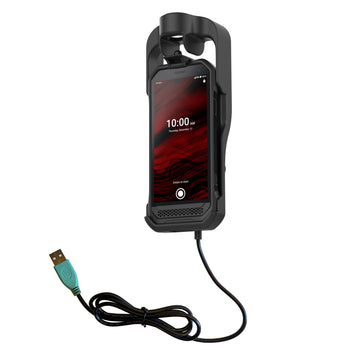 RAM-HOL-KYO1PU:RAM-HOL-KYO1PU_1:RAM EZ-Roll'r™ Powered Dock for Kyocera DuraForce Ultra 5G E7110