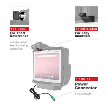 RAM-HOL-PAN16PLU:RAM-HOL-PAN16PLU_8:RAM Locking Powered Dock for Panasonic FZ-A3