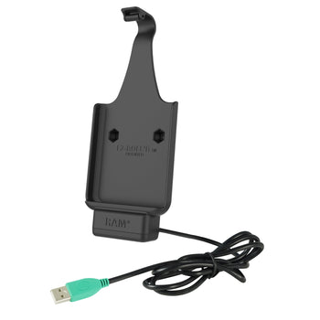 RAM-HOL-SAM84PU:RAM-HOL-SAM84PU_2:RAM EZ-Roll'r™ Powered Dock for Samsung XCover6 Pro Without Case