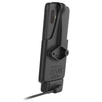 RAM-HOL-SAM84PU:RAM-HOL-SAM84PU_4:RAM EZ-Roll'r™ Powered Dock for Samsung XCover6 Pro Without Case