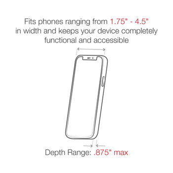 RAM-HOL-UN10-400U:RAM-HOL-UN10-400U_8:RAM X-Grip Large Phone Mount with RAM Snap-Link™ Tough-Claw™