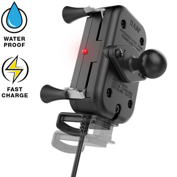 RAM-HOL-UN12WB-1:RAM-HOL-UN12WB-1_3:RAM Tough-Charge™ with X-Grip 15W Waterproof Wireless Charging Holder