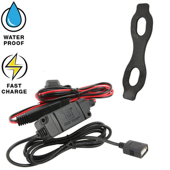 RAM-HOL-UN14WB-V7M-1:RAM-HOL-UN14WB-V7M-1_6:RAM Quick-Grip™ 15W Waterproof Wireless Charging Holder with Charger
