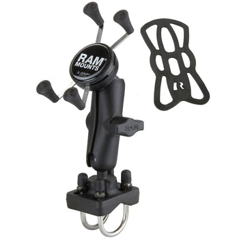 RAM-HOL-UN7B-235U:RAM-HOL-UN7B-235U_2:RAM X-Grip Phone Mount with Double U-Bolt Base