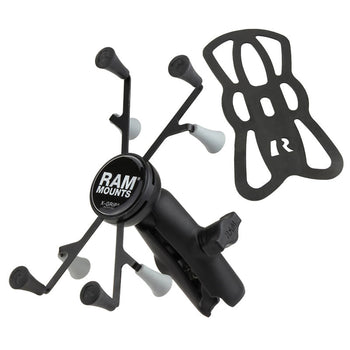 RAM-HOL-UN8B-201U:RAM-HOL-UN8B-201U_2:RAM X-Grip Universal Holder for 7"-8" Tablets with Double Socket Arm