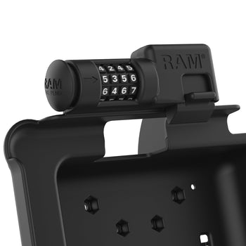 RAM-HOL-ZE10CLU:RAM-HOL-ZE10CLU_3:GDS Combo Locking Form-Fit Holder for Zebra ET5x 8.3" & 8.4" Series
