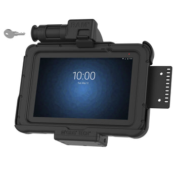 RAM-HOL-ZE10KLU:RAM-HOL-ZE10KLU_1:GDS Key Locking Form-Fit Holder for Zebra ET5x 8.3" & 8.4" Series