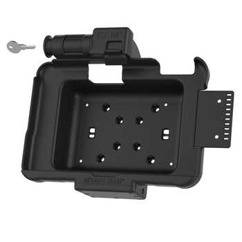 RAM-HOL-ZE10KLU:RAM-HOL-ZE10KLU_2:GDS Key Locking Form-Fit Holder for Zebra ET5x 8.3" & 8.4" Series