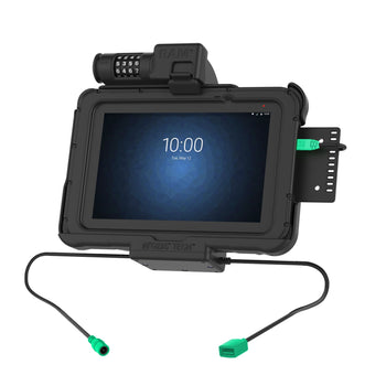 RAM-HOL-ZE10PDCLU:RAM-HOL-ZE10PDCLU_1:GDS Combo Locking Power + Data Dock for Zebra ET5x 8.3" & 8.4" Series