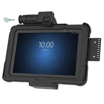 RAM-HOL-ZE11KLU:RAM-HOL-ZE11KLU_1:GDS Key Locking Form-Fit Holder for Zebra ET5x 10.1" Series