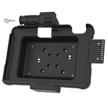 RAM-HOL-ZE11KLU:RAM-HOL-ZE11KLU_2:GDS Key Locking Form-Fit Holder for Zebra ET5x 10.1" Series