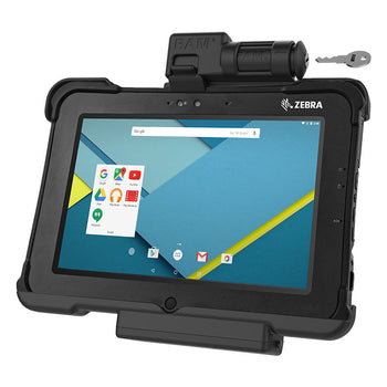 RAM-HOL-ZE15KLU:RAM-HOL-ZE15KLU_1:GDS Key Locking Form-Fit Holder for Zebra XSLATE L10