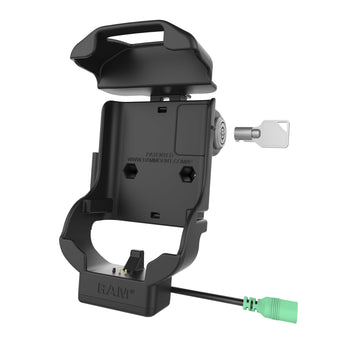 RAM-HOL-ZE7LU:RAM-HOL-ZE7LU_2:RAM Key-Locking Form-Fit Powered Dock for Zebra TC70, 72, 75 & 77