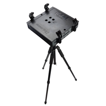 RAM-TRIPOD1-234-3:RAM-TRIPOD1-234-3_2:RAM Tough-Tray™ Laptop Holder with Adjustable Tripod