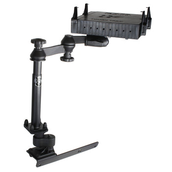 RAM-VB-178A-SW1-FL:RAM-VB-178A-SW1-FL_1:RAM No-Drill™ Laptop Mount with Flat Arms for '12-23 Ram 2500-5500