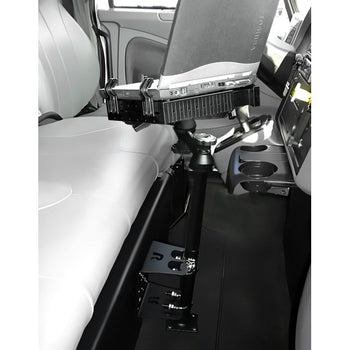 RAM-VB-184T-SW1:RAM-VB-184T-SW1_5:RAM Vertical 5" Offset Drill-Down Laptop Mount