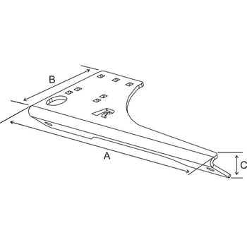 RAM-VB-186:RAM-VB-186_2:RAM No-Drill™ Vehicle Base for Dodge Durango & Jeep Grand Cherokee