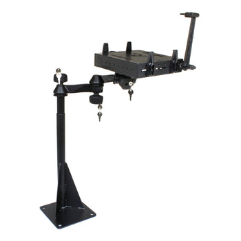 RAM-VBD-122-KEY1:RAM-VBD-122-KEY1_1:RAM Universal Drill-Down Locking Vehicle Laptop Mount