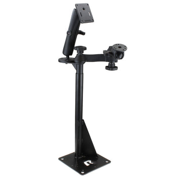 RAM-VBD-122-WEST1:RAM-VBD-122-WEST1_1:RAM Universal Drill-Down Mount with Swing Arms and Double Ball Mounts