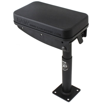 RAM-VC-ARM1-7:RAM-VC-ARM1-7_1:RAM Tough-Box™ Console Telescoping Armrest with 7" Lower Pole