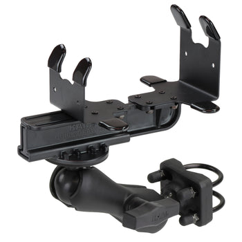RAM-VPR-107-1:RAM-VPR-107-1_1:RAM Vehicle Pole Mount for Mobile Printers with Rear Feed