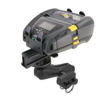 RAM-VPR-107-1:RAM-VPR-107-1_2:RAM Vehicle Pole Mount for Mobile Printers with Rear Feed