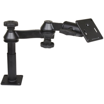 RAM-VP-SW1-45-2461:RAM-VP-SW1-45-2461_1:RAM Tele-Pole™ with 4" & 5" Poles, Swing Arms & 75x75mm VESA Plate