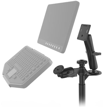 RAM-VP-SW2F-8-2461:RAM-VP-SW2F-8-2461_3:RAM 8” Upper Pole and Double Ball 75x75mm VESA Mount