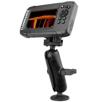 RAP-101-LO12:RAP-101-LO12_1:RAM Composite Ball Mount for Lowrance Hook² & Reveal Series - C Size